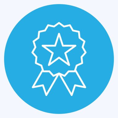 Simge Kalitesi. Marka sembolü için uygun. Mavi gözlü. Basit dizayn edilebilir. tasarım şablonu. Basit resimleme