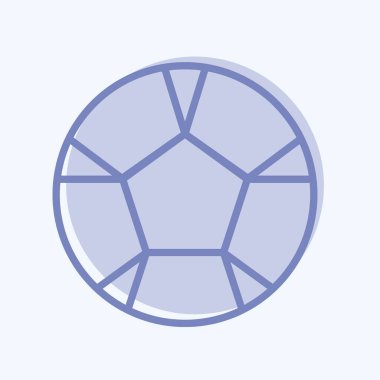 Simgesel Spor. Eğitim sembolü için uygun. İki ton stili. Basit dizayn edilebilir. tasarım şablonu. Basit resimleme