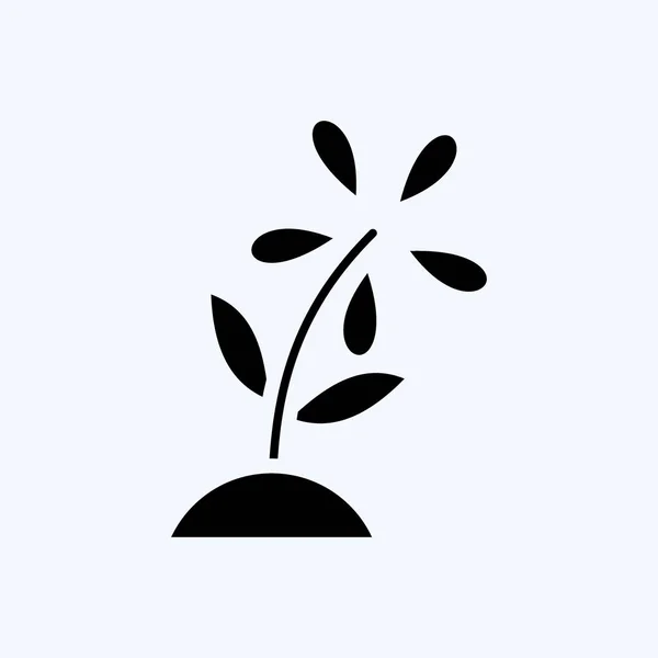 Icon Gardening Suitable Education Symbol Glyph Style Simple Design Editable — Stock vektor