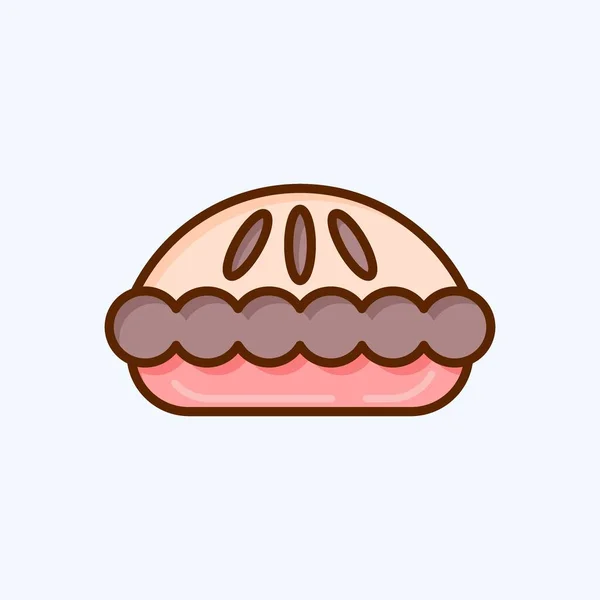 Icon Cooking Suitable Education Symbol Flat Style Simple Design Editable — ストックベクタ