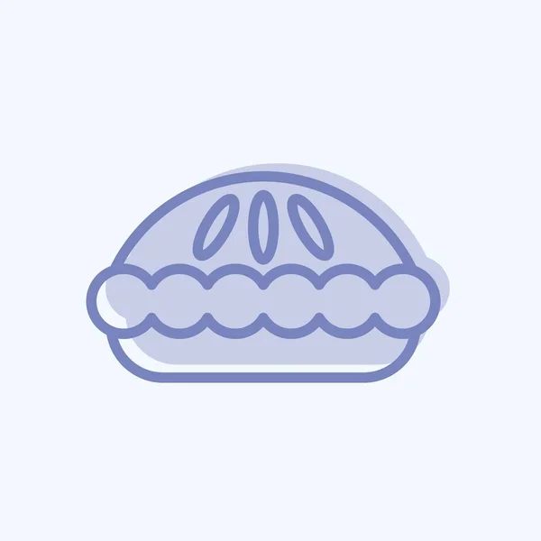Icon Cooking Suitable Education Symbol Two Tone Style Simple Design — 스톡 벡터