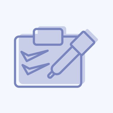 Simge Fitness Programı. Sağlıklı sembol için uygun. İki ton stili. Basit dizayn edilebilir. tasarım şablonu. Basit resimleme