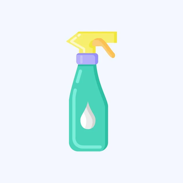 Icon Spray Suitable Kids Symbol Flat Style Simple Design Editable — Stock vektor