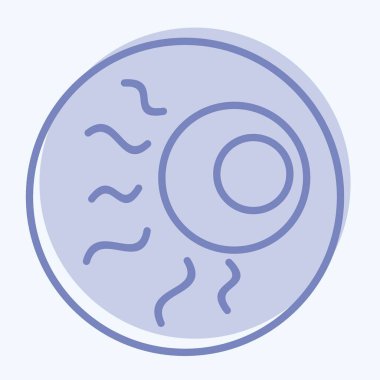 Simge Göz. Cadılar Bayramı sembolü için uygun. İki ton stili. Basit dizayn edilebilir. tasarım şablonu. Basit resimleme