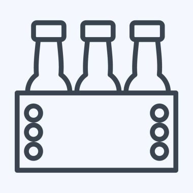 İkon Ekim Festivali. Eğitim sembolü için uygun. Sıra tarzı. Basit dizayn edilebilir. tasarım şablonu. Basit resimleme