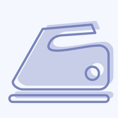 Simge demiri. Eğitim sembolü için uygun. İki ton stili. Basit dizayn edilebilir. tasarım şablonu. Basit resimleme