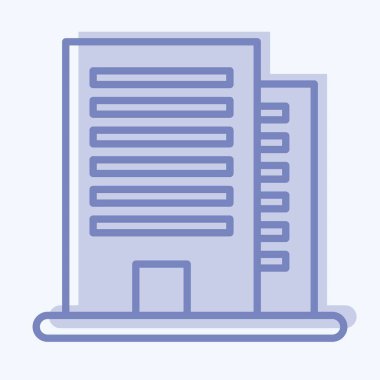 Icon Office. suitable for education symbol. two tone style. simple design editable. design template vector. simple illustration