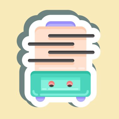 Sticker Food Dehydrator. suitable for Kitchen Appliances symbol. simple design editable. design template vector. simple illustration