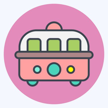 Icon Yogurt Maker. suitable for Kitchen Appliances symbol. color mate style. simple design editable. design template vector. simple illustration