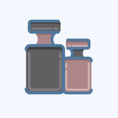 Icon Calibration Weight. suitable for education symbol. doodle style. simple design editable. design template vector. simple illustration