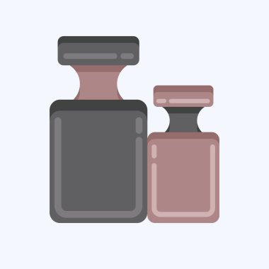 Icon Calibration Weight. suitable for education symbol. flat style. simple design editable. design template vector. simple illustration