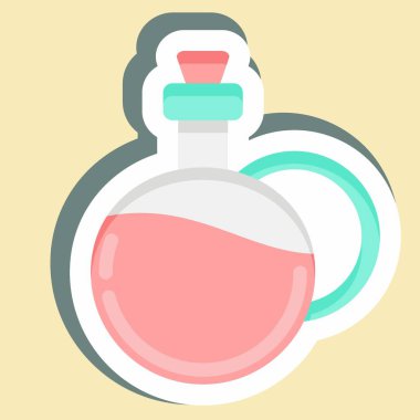 Sticker Olive Oil. suitable for education symbol. simple design editable. design template vector. simple illustration