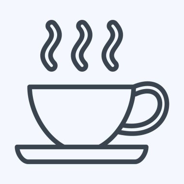 Icon Espresso. suitable for education symbol. line style. simple design editable. design template vector. simple illustration