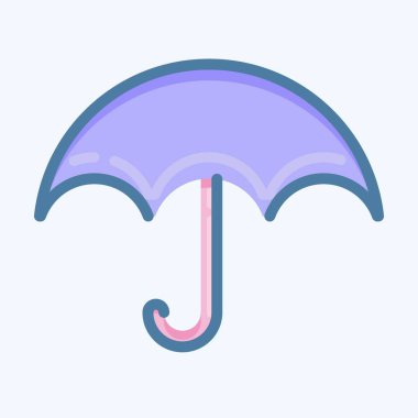 Icon Waterproof. suitable for sportswear symbol. doodle style. simple design editable. design template vector. simple illustration