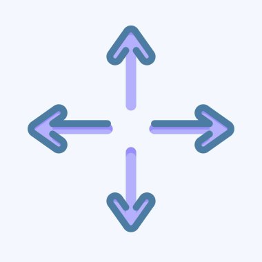 Icon Stretch. suitable for sportswear symbol. doodle style. simple design editable. design template vector. simple illustration