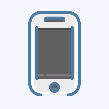 Icon Phone Pocket. suitable for sportswear symbol. doodle style. simple design editable. design template vector. simple illustration