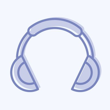 Icon Music Pocket. suitable for sportswear symbol. two tone style. simple design editable. design template vector. simple illustration