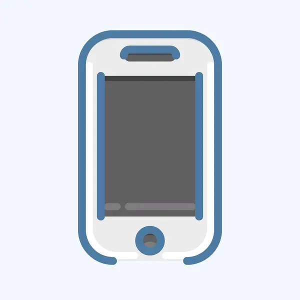 Icon Phone Pocket Suitable Sportswear Symbol Doodle Style Simple Design — Vector de stock