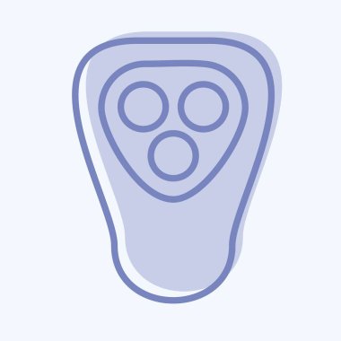 Icon Electric Shaver. suitable for Barbershop symbol. two tone style. simple design editable. design template vector. simple illustration