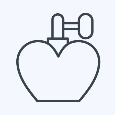 Icon Cologne Spray. suitable for Barbershop symbol. line style. simple design editable. design template vector. simple illustration