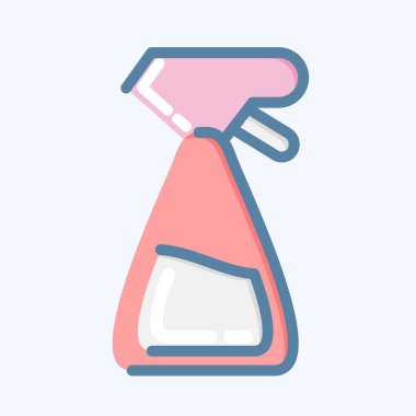 Icon Spray Bottle. suitable for Garden symbol. doodle style. simple design editable. design template vector. simple illustration