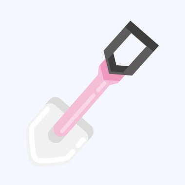 Icon Shove. suitable for Garden symbol. flat style. simple design editable. design template vector. simple illustration