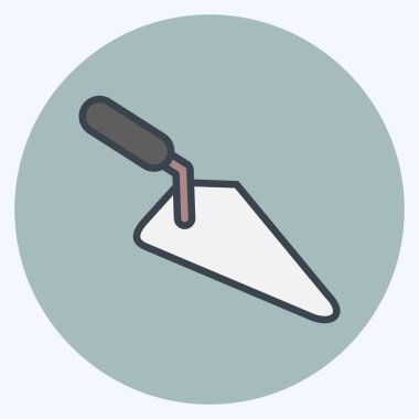 Icon Trowel. suitable for Garden symbol. color mate style. simple design editable. design template vector. simple illustration