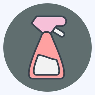 Icon Spray Bottle. suitable for Garden symbol. color mate style. simple design editable. design template vector. simple illustration