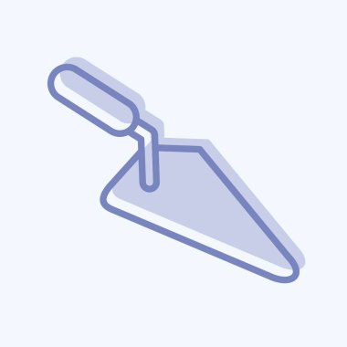 Icon Trowel. suitable for Garden symbol. two tone style. simple design editable. design template vector. simple illustration