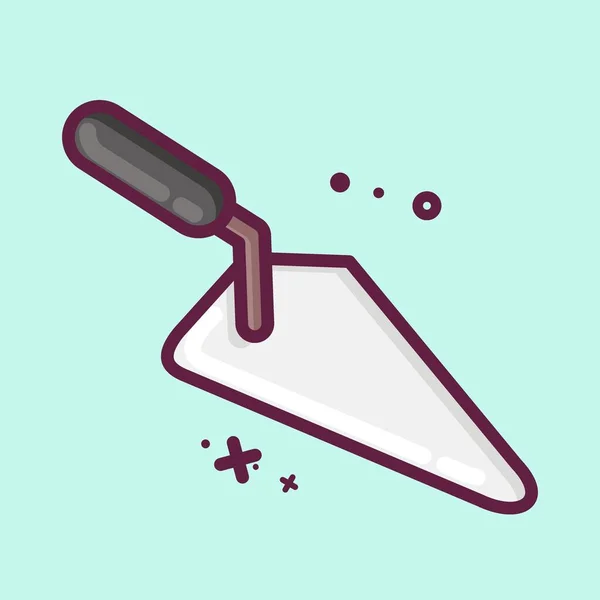 Icon Trowel Suitable Garden Symbol Mbe Style Simple Design Editable — Archivo Imágenes Vectoriales