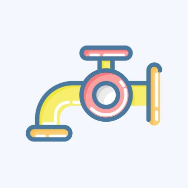 Icon Water. related to Laundry symbol. doodle style. simple design editable. simple illustration, good for prints