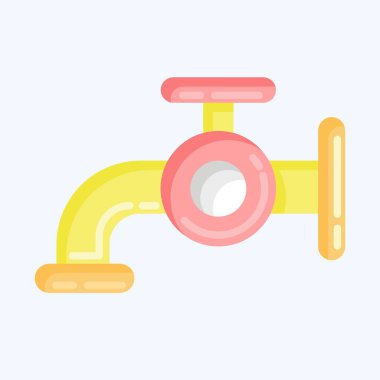 Icon Water. related to Laundry symbol. flat style. simple design editable. simple illustration, good for prints
