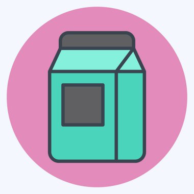 Icon Wasing Powder. related to Laundry symbol. color mate style. simple design editable. simple illustration, good for prints