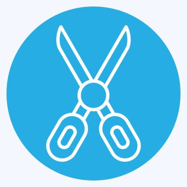 Icon Clothes Repair. related to Laundry symbol. blue eyes style. simple design editable. simple illustration, good for prints