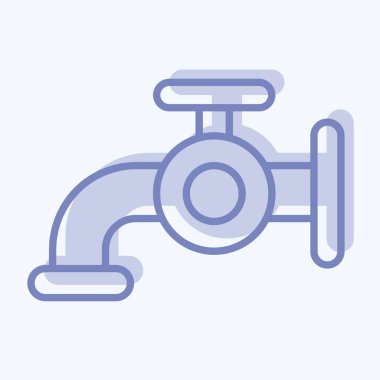 Icon Water. related to Laundry symbol. two tone style. simple design editable. simple illustration, good for prints