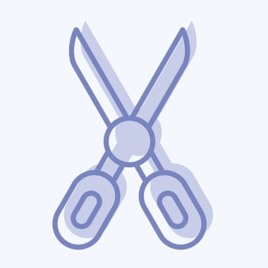 Icon Clothes Repair. related to Laundry symbol. two tone style. simple design editable. simple illustration, good for prints