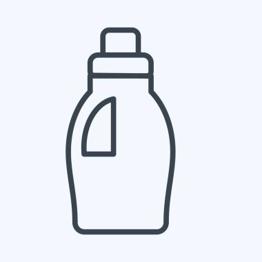 Icon Cleaning Product. related to Laundry symbol. line style. simple design editable. simple illustration, good for prints