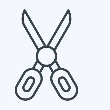 Icon Clothes Repair. related to Laundry symbol. line style. simple design editable. simple illustration, good for prints