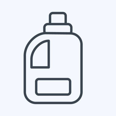 Icon Clean Product. related to Laundry symbol. line style. simple design editable. simple illustration, good for prints