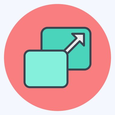 Icon Scale. related to Graphic Design Tools symbol. color mate style. simple design editable. simple illustration. simple vector icons