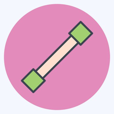 Icon Draw Line. related to Graphic Design Tools symbol. color mate style. simple design editable. simple illustration. simple vector icons