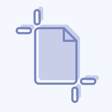 Icon Artboard. related to Graphic Design Tools symbol. two tone style. simple design editable. simple illustration. simple vector icons