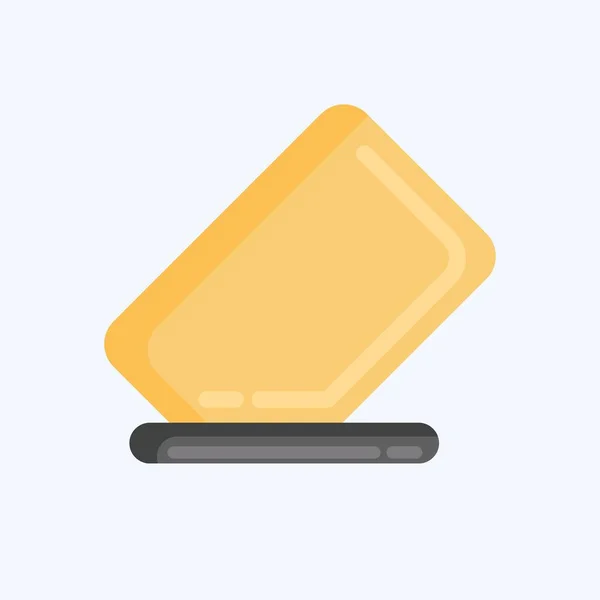 Icon Eraser Related Graphic Design Tools Symbol Flat Style Simple — ストックベクタ