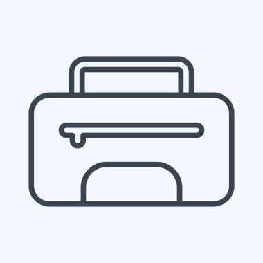 Simge Torbası. Dövüş sporları sembolüyle ilgili. Sıra tarzı. Basit dizayn edilebilir. Basit bir resim. Boks.