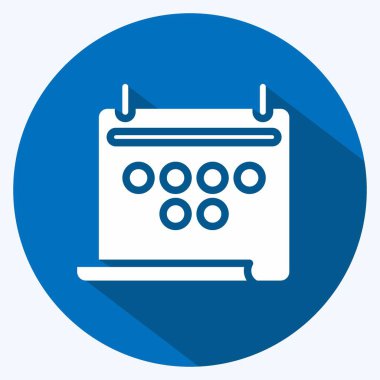 Simge Takvimi. Dövüş sporları sembolüyle ilgili. Uzun gölge tarzı. Basit dizayn edilebilir. Basit bir resim. Boks.