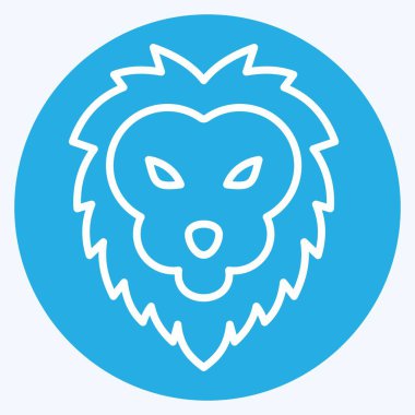 Simge Aslan. Hayvan kafası sembolüyle ilgili. Mavi gözlü. Basit dizayn edilebilir. Basit bir çizim. Şirin. eğitim