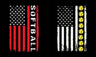 Softball Bayrak Logosu Tasarımı