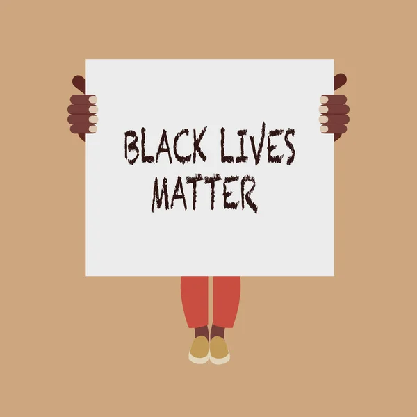 Black Lives Matter Vector Illustration — Stock Vector
