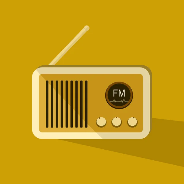 Radio Vector Illustration — Stock vektor