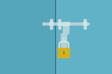 ikon vektör illüstrasyonunu kilitle